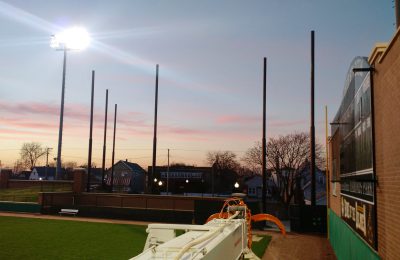 Baseball Field Netting Installation in Indiana