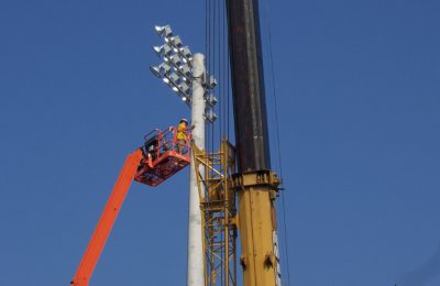 Sports Field Lighting Installation at University of Tampa