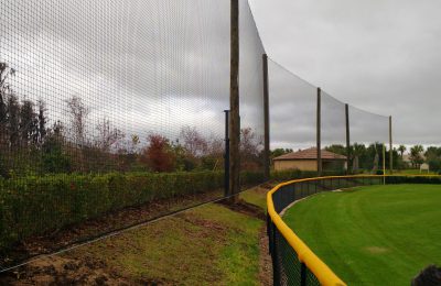 40 feet high baseball netting
