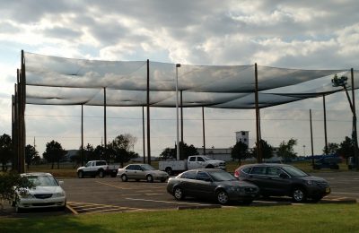 Complete Installation of Netting Enclosure
