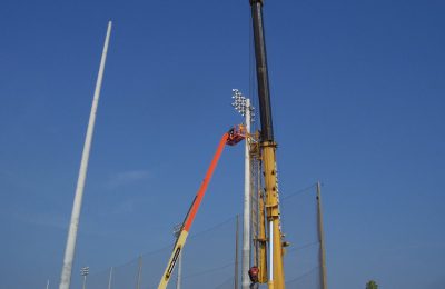 Baseball Lighting installation at University of Tampa
