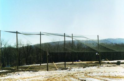 Custom Enclosed Batting Cage Netting Structure