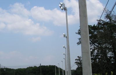 Liter Lighting on Concrete Poles
