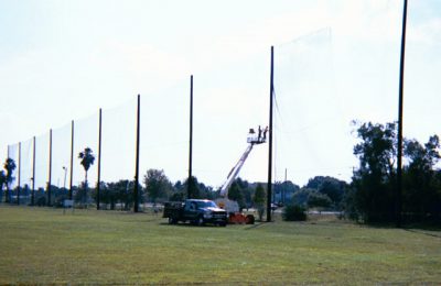 Barrier netting for golf balls