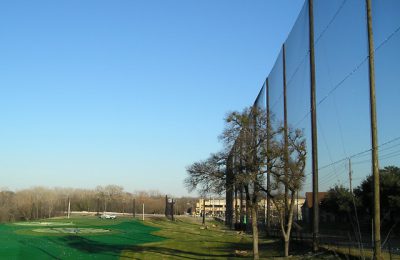 TopGolf Barrier Netting Installation