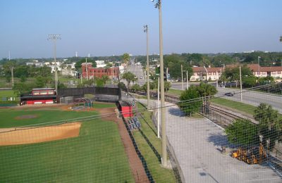 Baseball Field Netting Installation