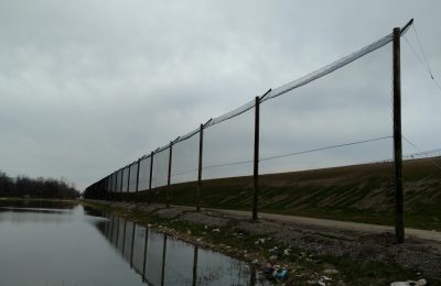 Landfill Barrier Netting Installation done in Riverview Michigan