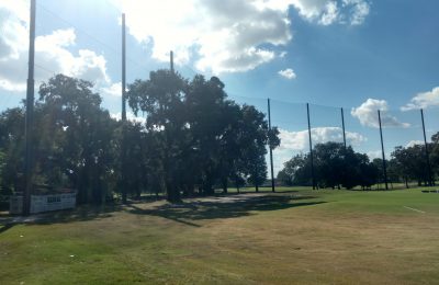 108′ Steel Golf Barrier Netting Structure – Country Club of Orlando