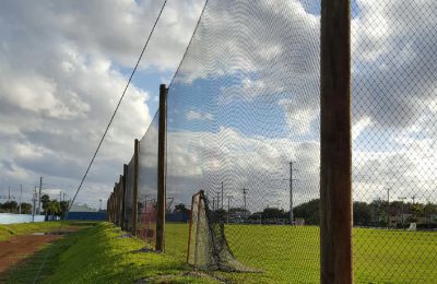 Perimeter Netting & Batting Cage Installation – Keiser University, FL