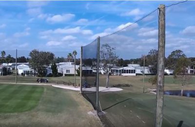 Driving Range Installation – Crane Lakes Golf & CC (Port Orange, FL)
