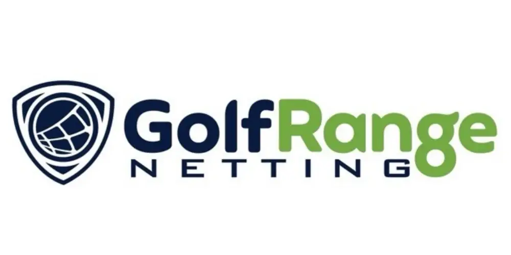 Golf Range Nettings logo featuring a shield emblem labeled GRN.